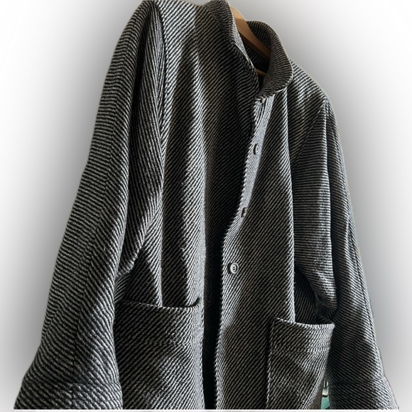 Made in Bulgaria - designer wool coat - size 14 - Picture 4 of 8